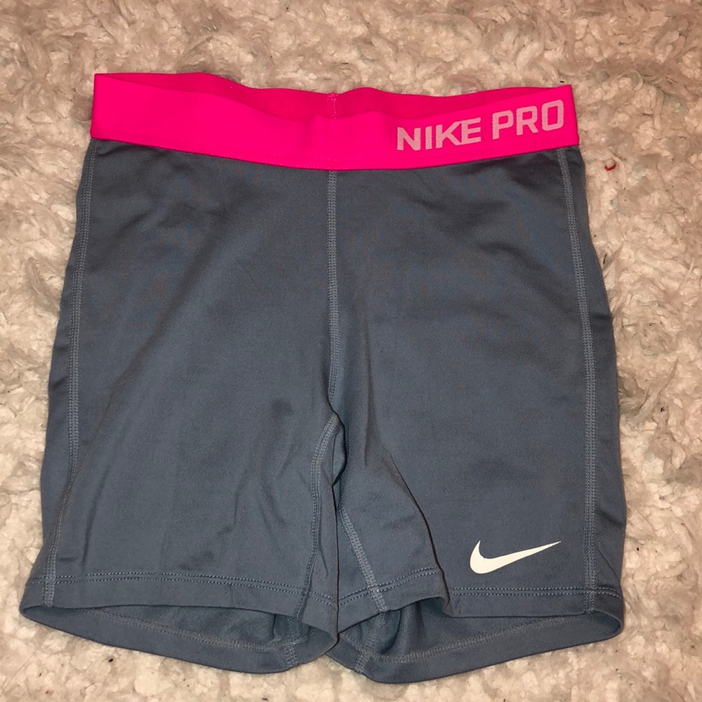Kids grey Nike pro spandex (long)
